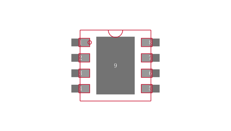 TJA1051TK/3,118封装焊盘图