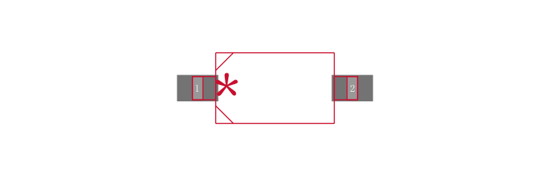 BAT46ZFILM封装焊盘图