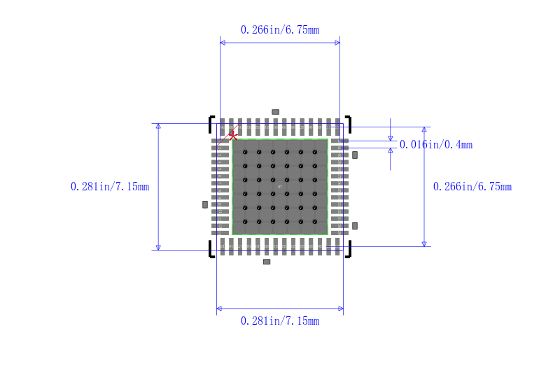 TMS320F28030RSHT封装图