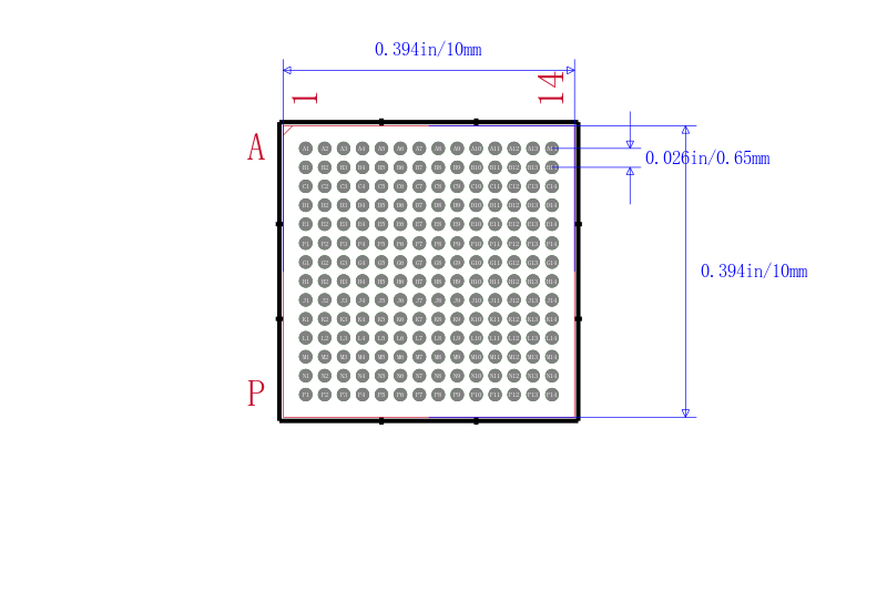 TMX320C5504AZCH12封装图