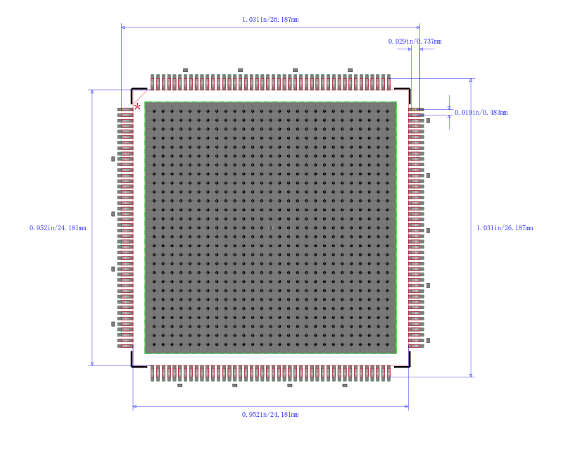 TMX320F28377SPTPT封装图
