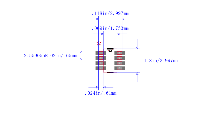 TS3A4742DCNR封装图