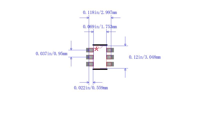 TS5A3159QDBVRQ1封装图