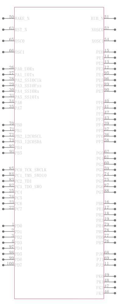 TM4C1233E6PZIR引脚图