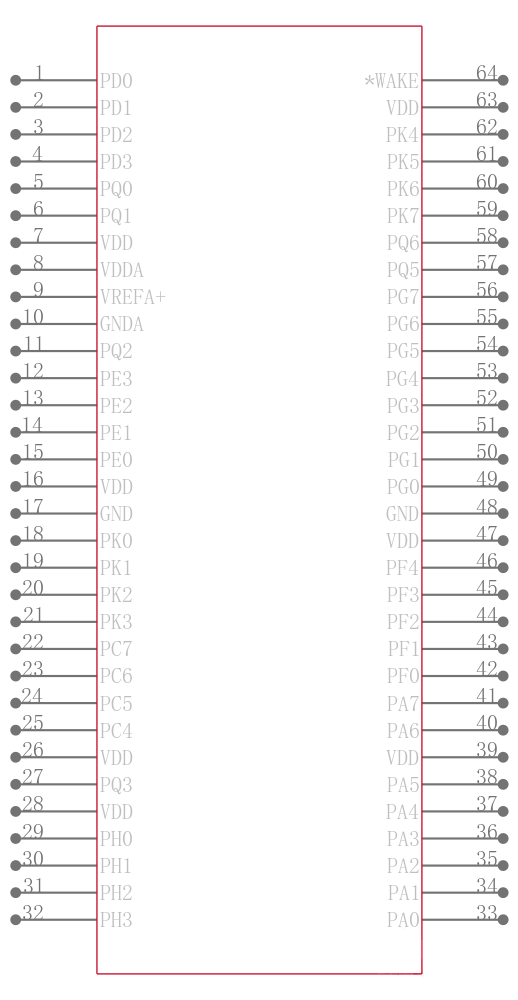 TM4C1292NCPDTI3R引脚图