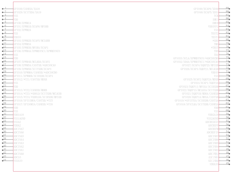 TMS320F28334PTPS引脚图
