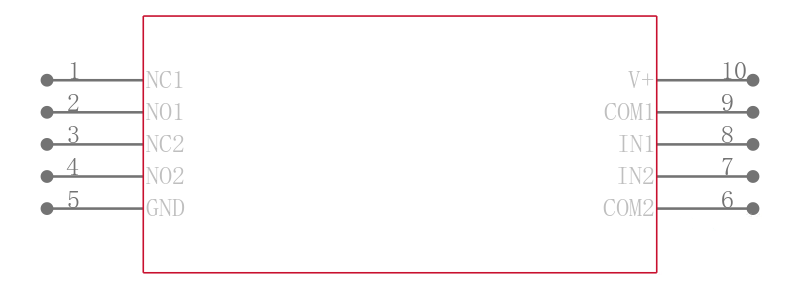 TS3A24157DGSR引脚图