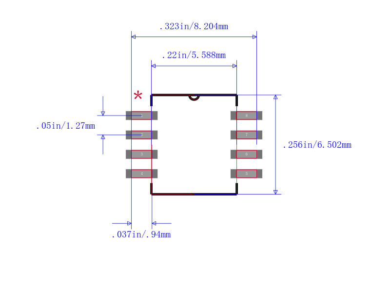 TLC27L7CPSR封装图