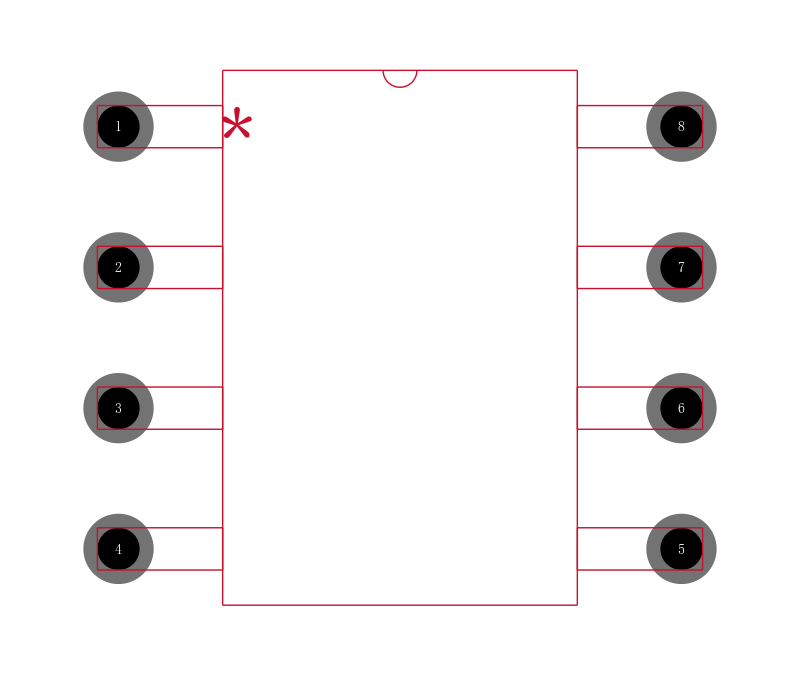 TLP759J,F封装焊盘图