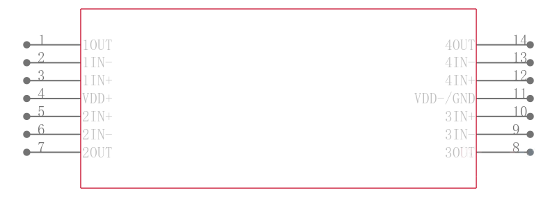TLC2254IDRG4引脚图