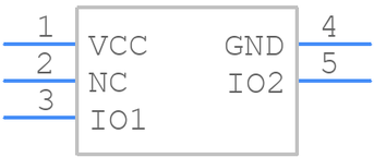 TPD2E001IDRLRQ1引脚图