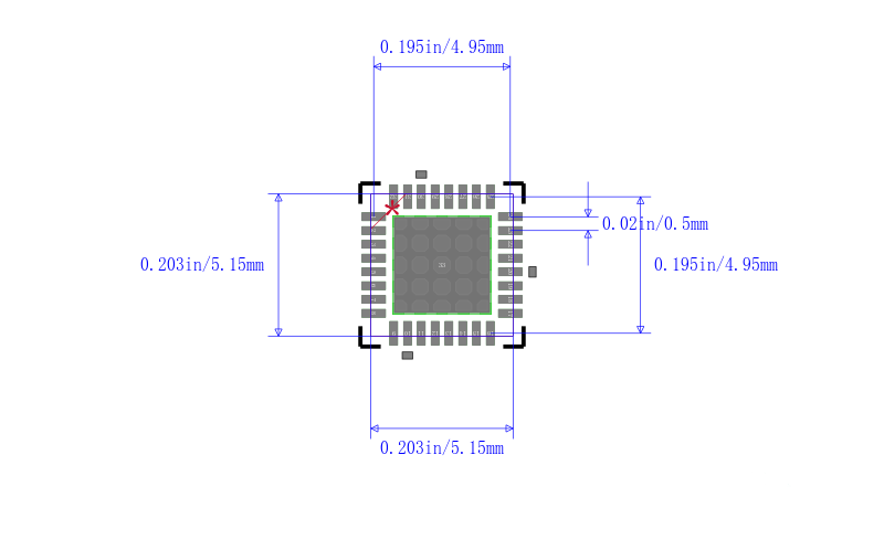 TRS3243ECRHBRG4封装图