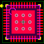 TPS65165RSBR封装焊盘图