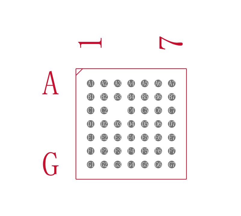 TSC2046IGQCR封装焊盘图