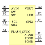 TPS61050YZGT引脚图