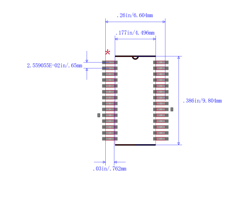 TLV320DAC23IPW封装图