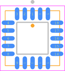 TLC7528CFNR封装焊盘图