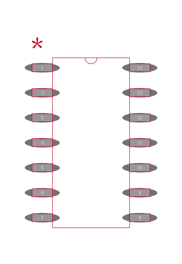 TS3704IDT封装焊盘图
