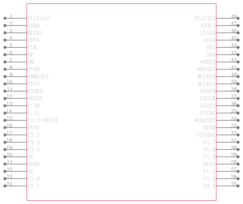 TAS1020BPFBG4引脚图
