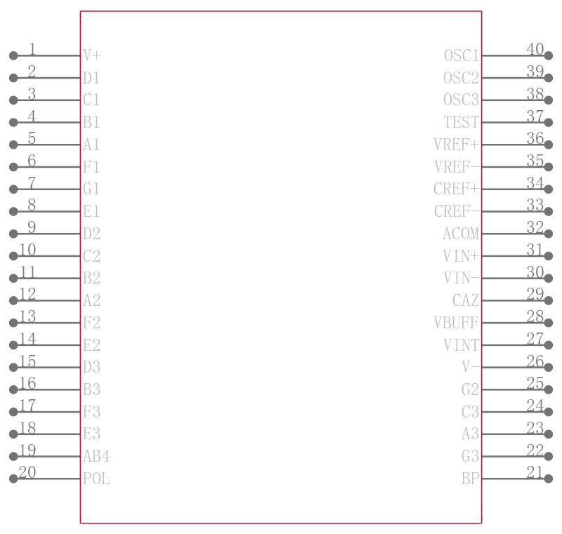 TC7106ARCPL引脚图