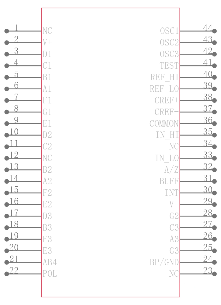 TC7107CLW引脚图