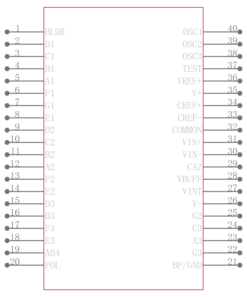 TC7117RCPL引脚图
