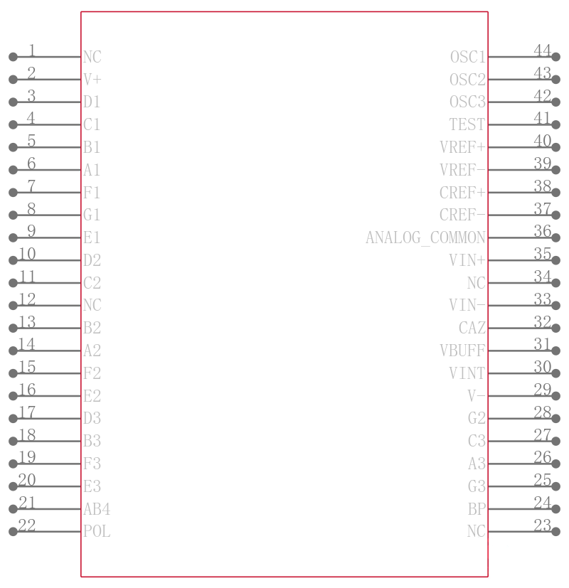 TC7126CLW引脚图