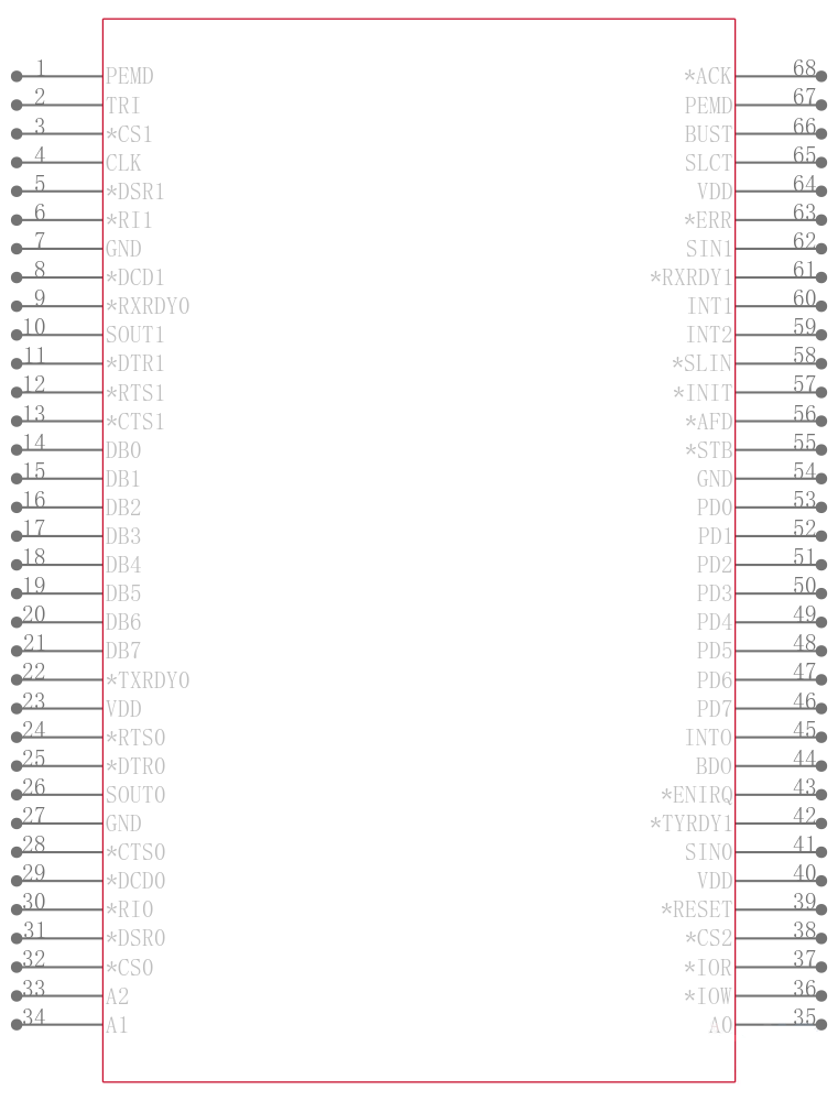 TL16C552FNRG4引脚图