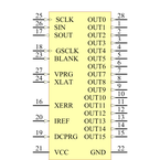 TLC5940NT引脚图