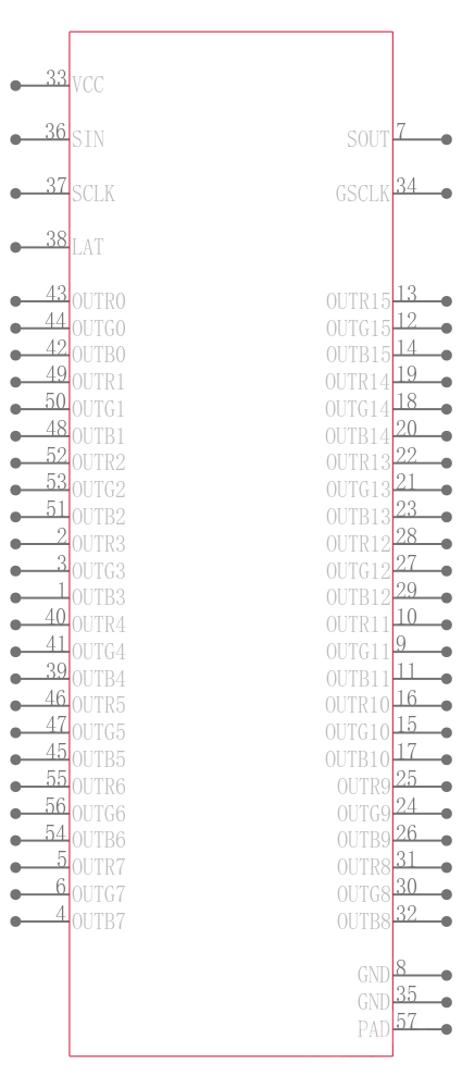 TLC5955RTQR引脚图