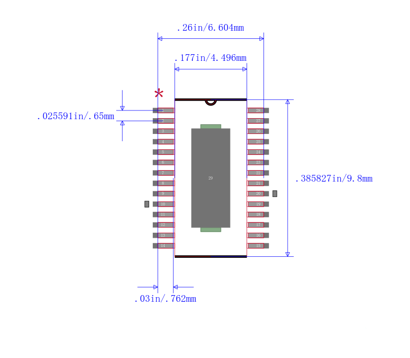 TPA3111D1PWP封装图