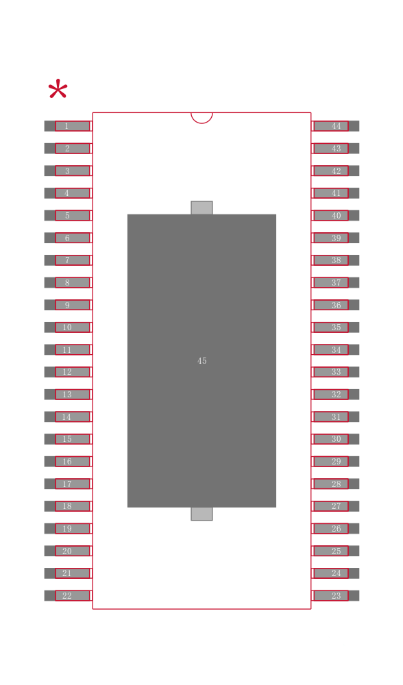 TAS5342LADDV封装焊盘图