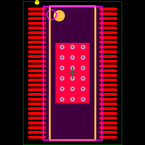 TAS5602DCAR封装焊盘图
