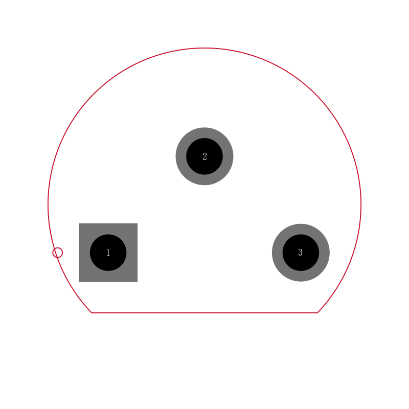 TLV431AILPR封装焊盘图