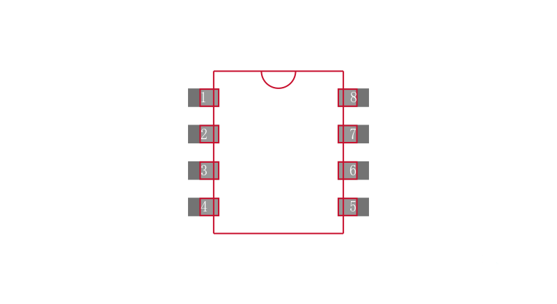 TND524VS-TL-H封装焊盘图