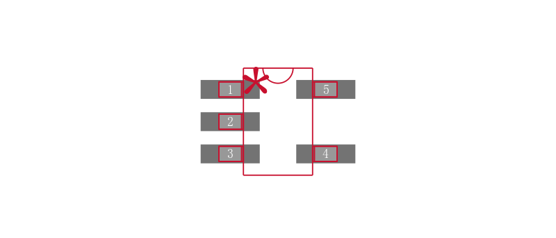 TPS71718DCKTG4封装焊盘图