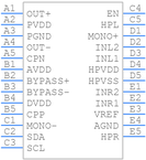 TPA2051D3YFFR引脚图