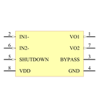 TPA6111A2DR引脚图