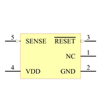 TPS3805H33DCKR引脚图