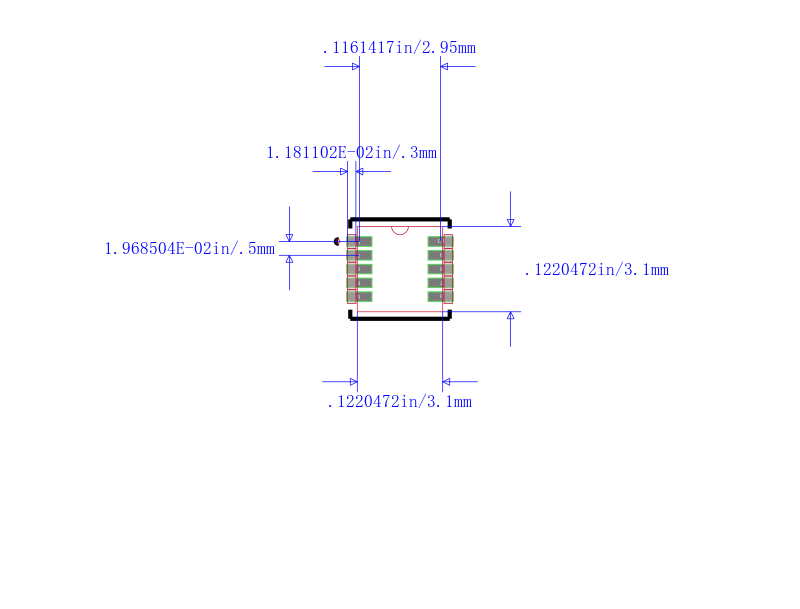 TPS40305DRCR封装图