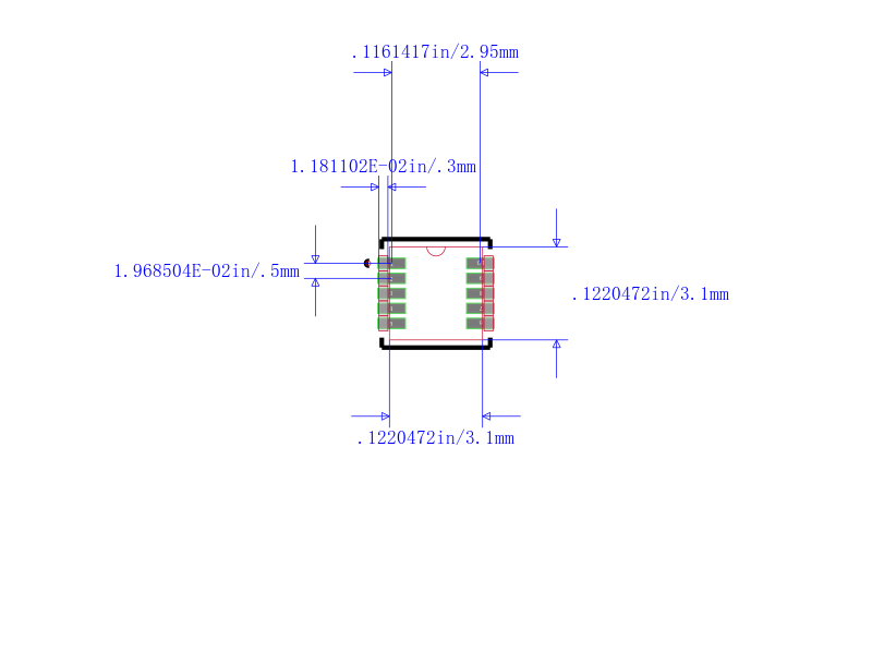 TPS62320DRCR封装图