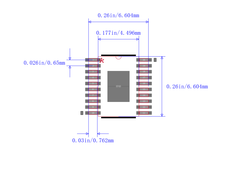 TPS76750QPWPR封装图