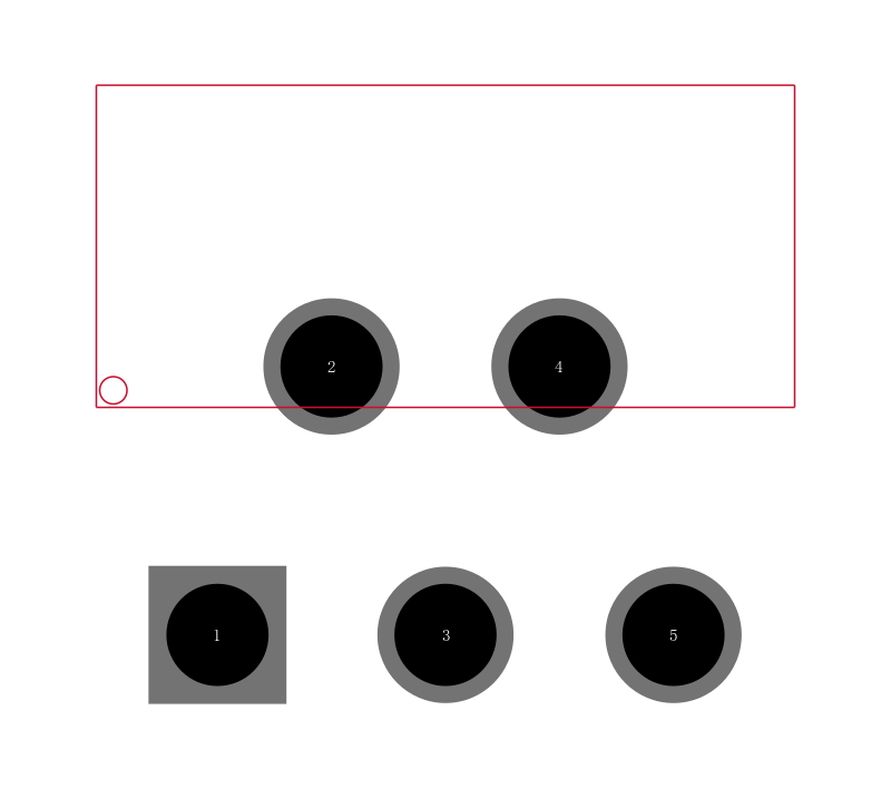 TDA2050H封装焊盘图