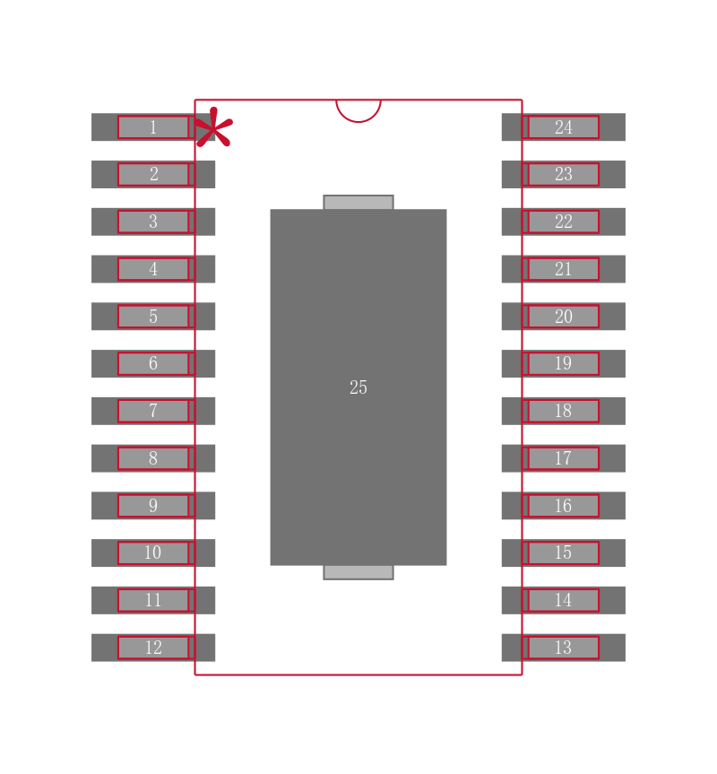 TPA3121D2PWPG4封装焊盘图