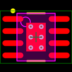 TPS2376DDA-HG4封装焊盘图
