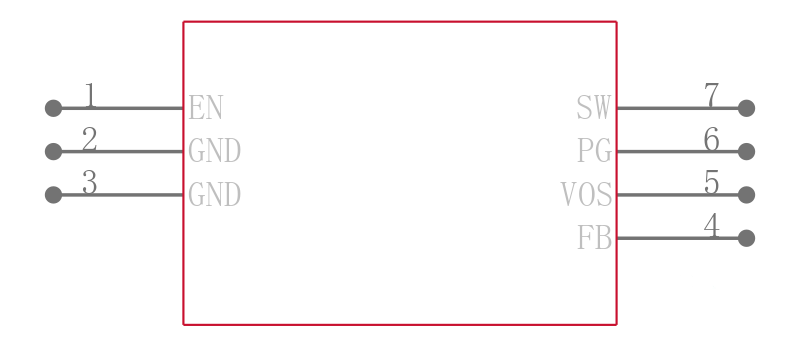 TLV62084DSGT引脚图