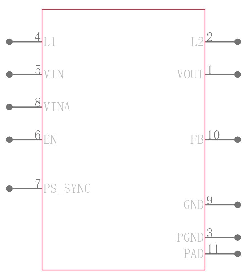 TPS63031DSKR引脚图