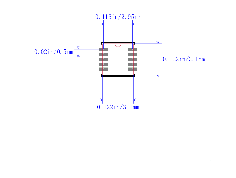 TPS51103DRCT封装图