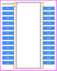 TLE8444SLXUMA1封装焊盘图