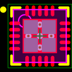 TPS22980RGPR封装焊盘图